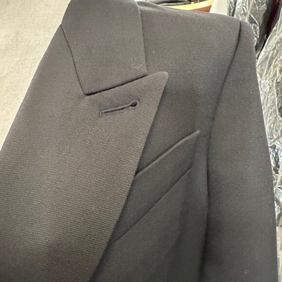 Burberry Size 4 Black Wool Coat - Picture 6 of 8